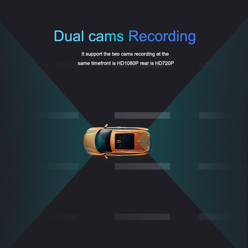 4G Dash Cam Manufacturer - Cloud Dual Camera Screenless with App Live Front Rear GPS