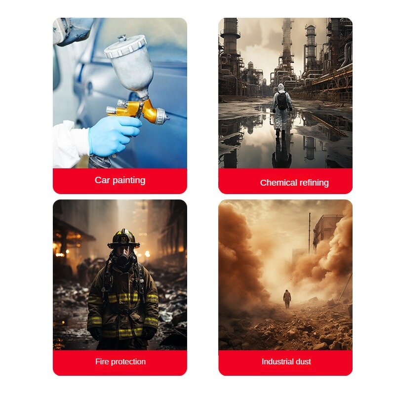 Gas Mask Manufacturer - Effective Dust and Smoke Prevention 6800 Full Cover Protection