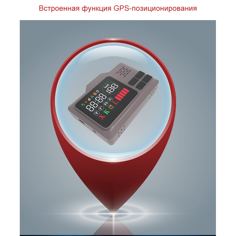 Radar Detector Manufacturer - Signature LED Display with GPS Anti-Radar for Russian Market