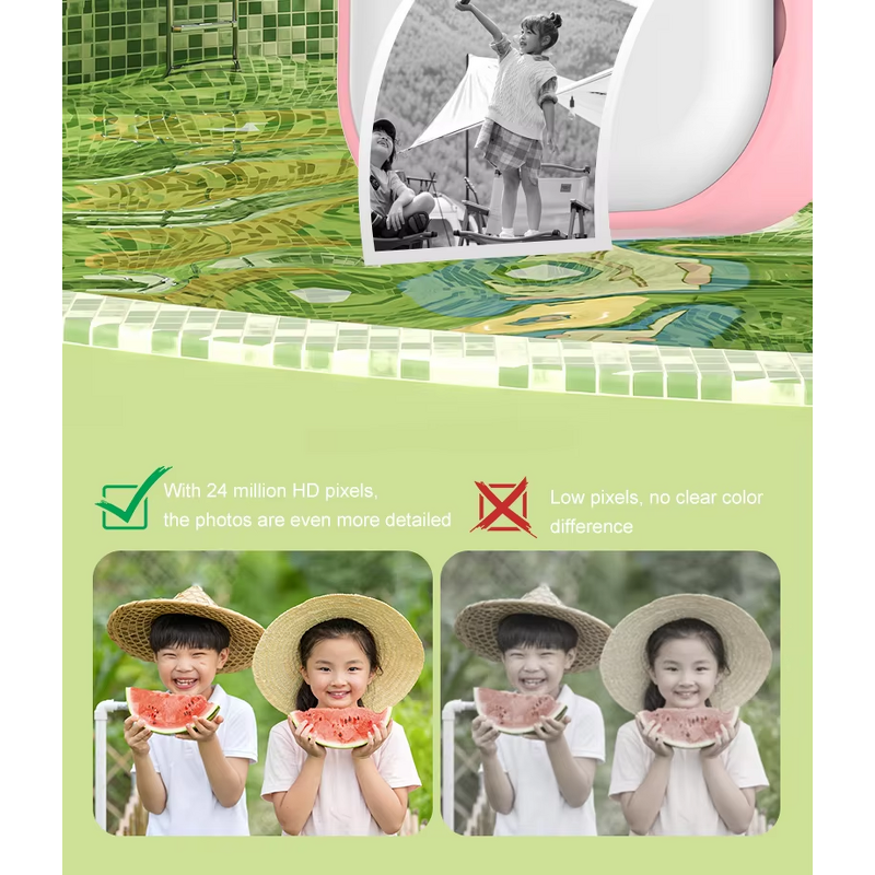 Children Digital Camera Manufacturer - Instant Print Thermal Print Camera with 32G Card