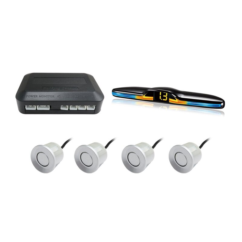 Reverse Camera Manufacturer - PK-666 4-Sensor Auto Reversing Backup LED Radar Parking