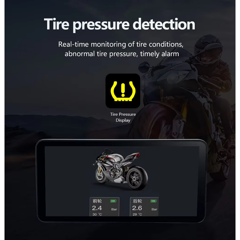 Android Motorcycle Screen Manufacturer - 6.3" IP67 Waterproof 8-Core GPS BT WIFI 4G DVR
