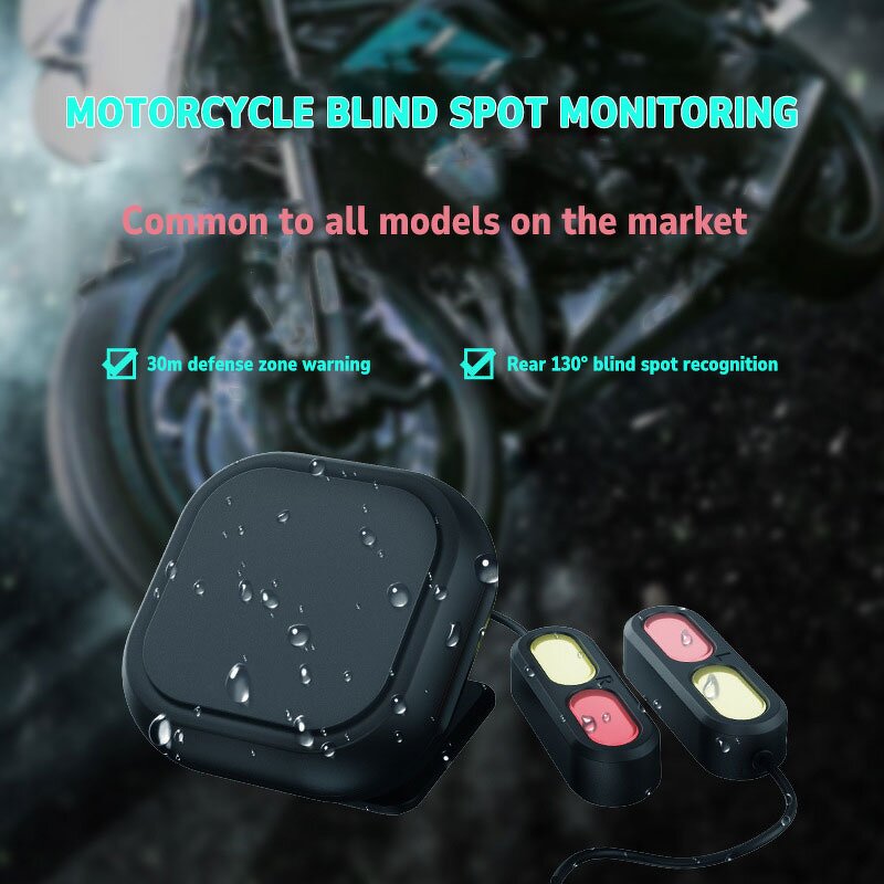 Motorcycle Blind Spot Radar Manufacturer - 30m Range IP67 Waterproof Lane Change Assist