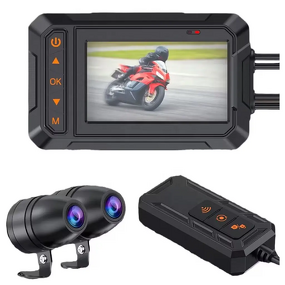 Motorcycle Dash Cam Manufacturer - 2K Front Rear Camera Waterproof Dual-Lens with WIFI GPS