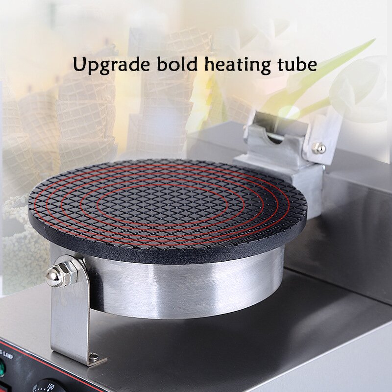 Ice Cream Cone Machine Manufacturer - Electric Ice Cream Preserved Egg Roll Commercial Crispy Egg Cone Machine