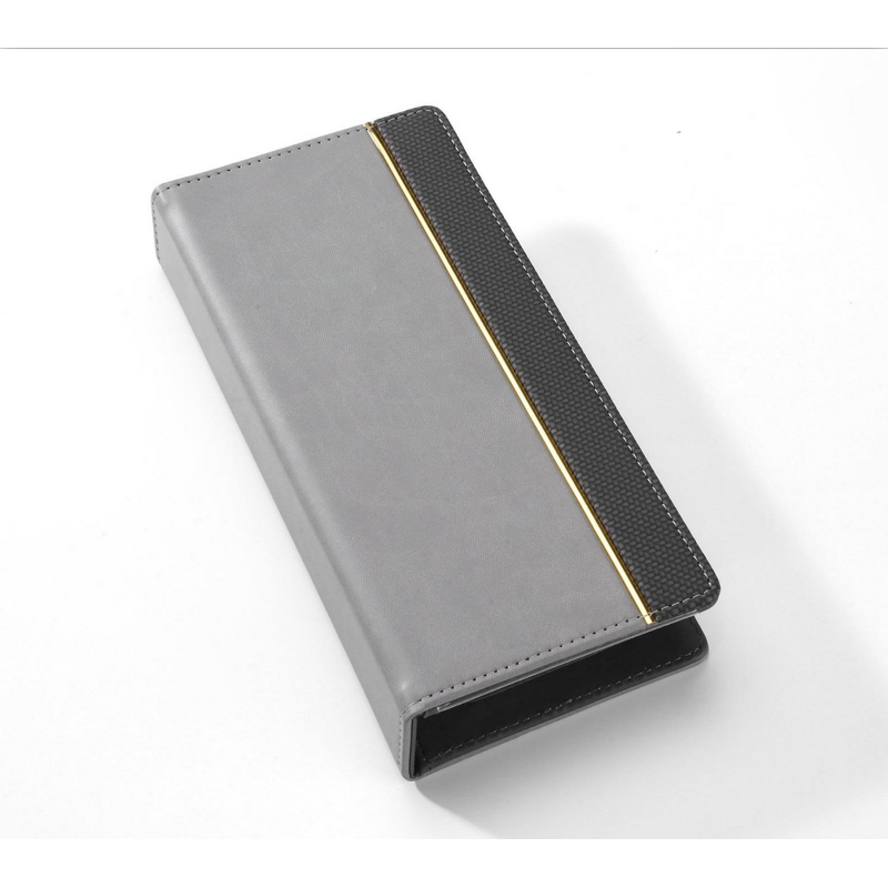 Leather Clipboard Manufacturer - Small Memo Paper Folding Writing Pad Restaurant Hotel Menu Folder Board
