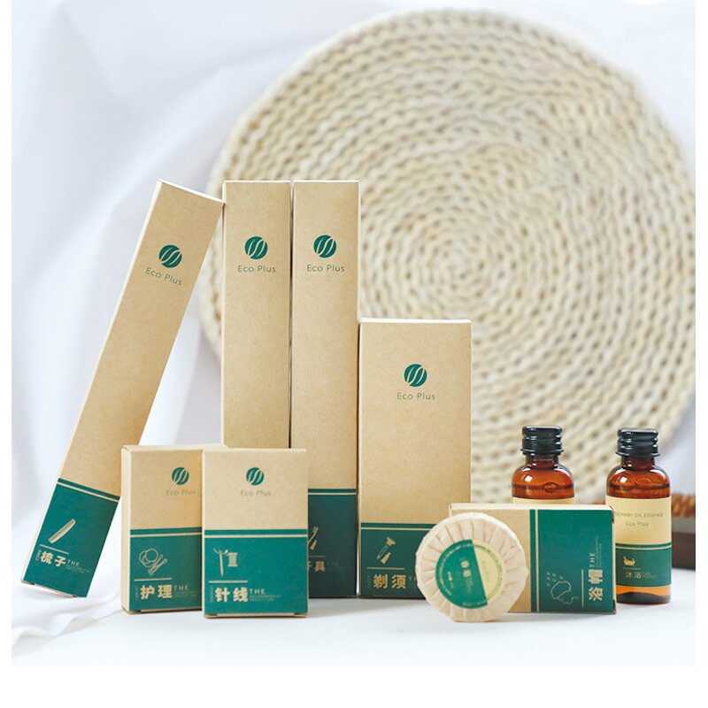 Hotel Amenities Set Manufacturer - Cheap Price Disposable Custom Bathroom Hygiene Toiletries Guest Room Travel Shampoo Vanity Kit