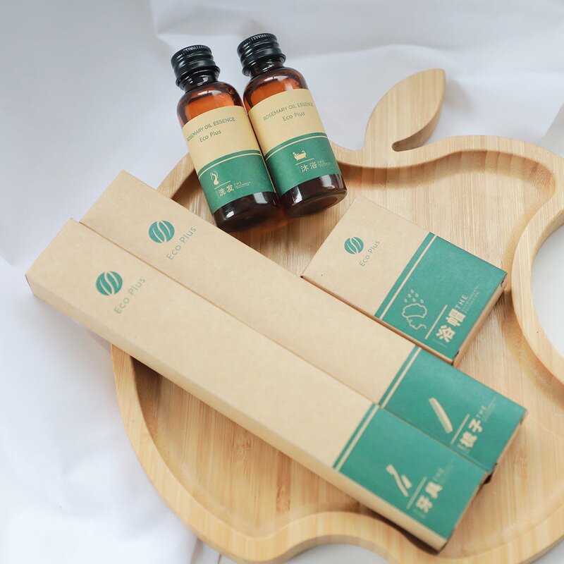 Hotel Amenities Set Manufacturer - Cheap Price Disposable Custom Bathroom Hygiene Toiletries Guest Room Travel Shampoo Vanity Kit