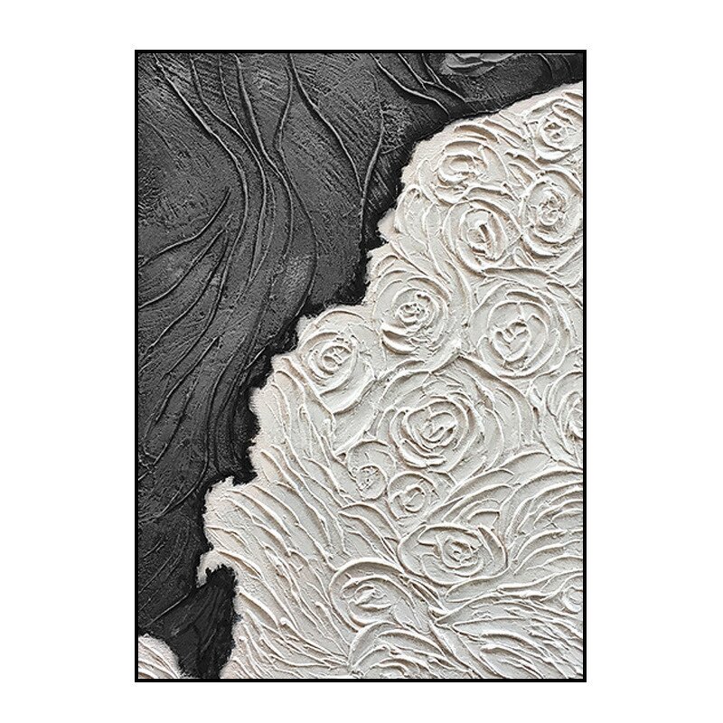 Oil Painting Manufacturer - Luxury Living Room Decorative Painting Sofa Background Bedside Light Handmade Entryway Wall Painting