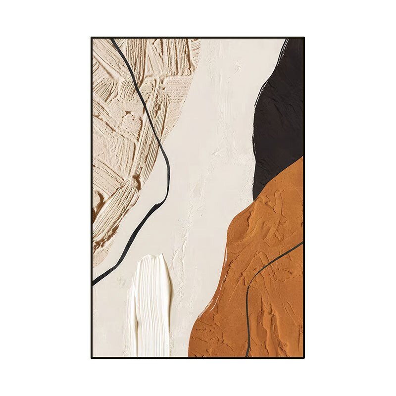 Framed Wall Art Manufacturer - Wholesale Bright Style Abstract Modern Art Porcelain Painting for Living Room Bedroom Office Hotel