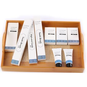 Guest Toiletries Kit Manufacturer - Custom Luxury OEM 5 Star Disposable Biodegradable Eco Friendly for Bathroom Hotel Amenities