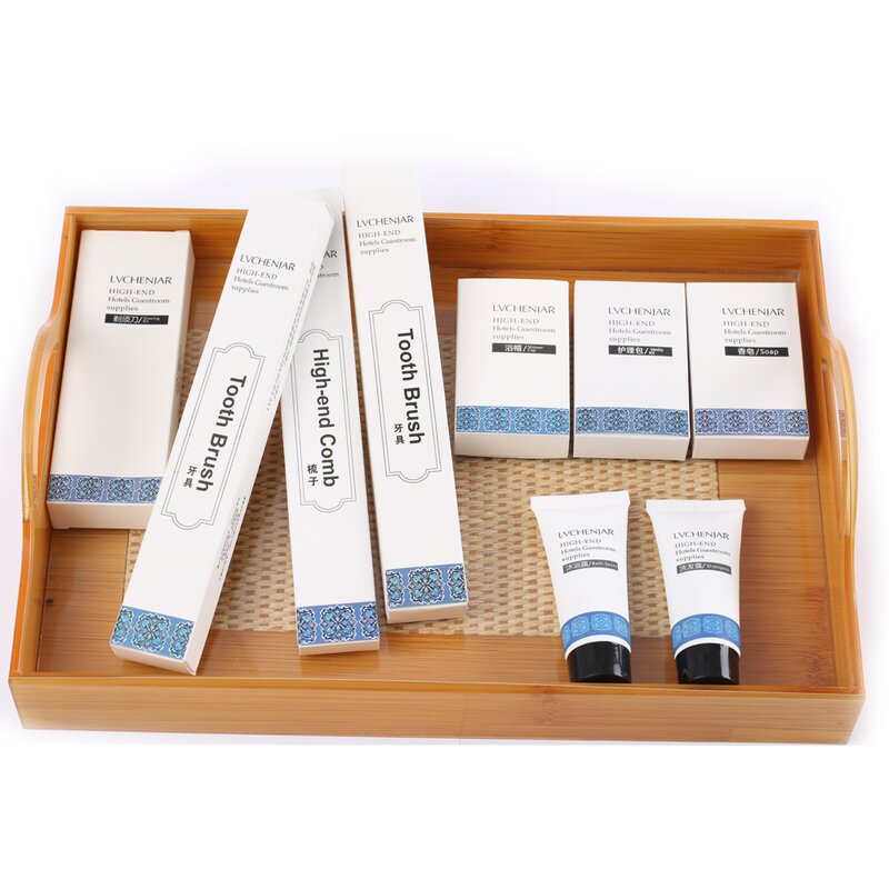 Guest Toiletries Kit Manufacturer - Custom Luxury OEM 5 Star Disposable Biodegradable Eco Friendly for Bathroom Hotel Amenities