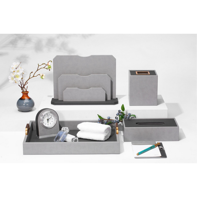 Leather Clipboard Manufacturer - Small Memo Paper Folding Writing Pad Restaurant Hotel Menu Folder Board