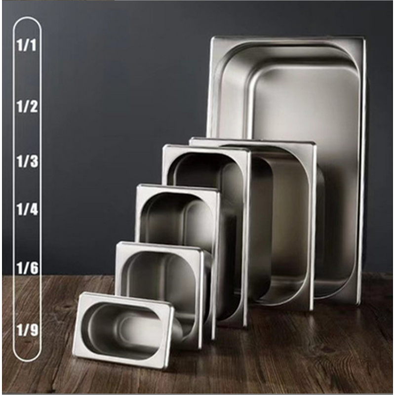 Gastronorm Container Manufacturer - 1/1 1/2 1/4 2/1 1/9 Gn Pan Stainless Steel Hotel Food Pan Buffet Container Gn Pan