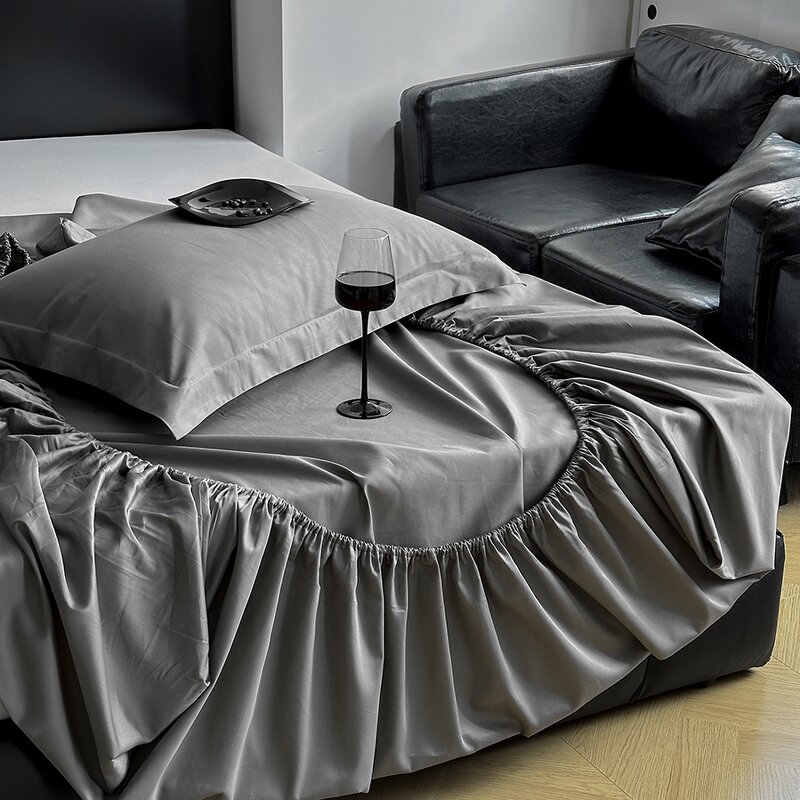 Bed Sheet Sets Manufacturer - 3PCS Set Customization Size Color Printed Logo Microfiber Soft Counterpane Bedspreads Cotton Pillowcase