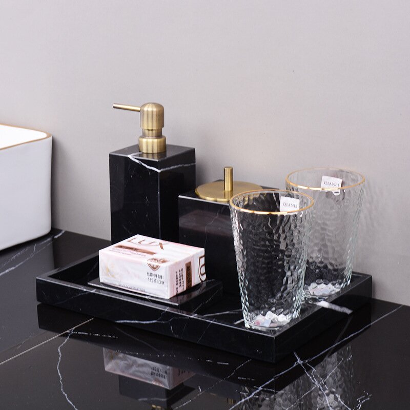 Bathroom Accessories Set Manufacturer - Toothbrush Holder Toothbrush Cup Soap Dispenser Bathroom Decor Sets