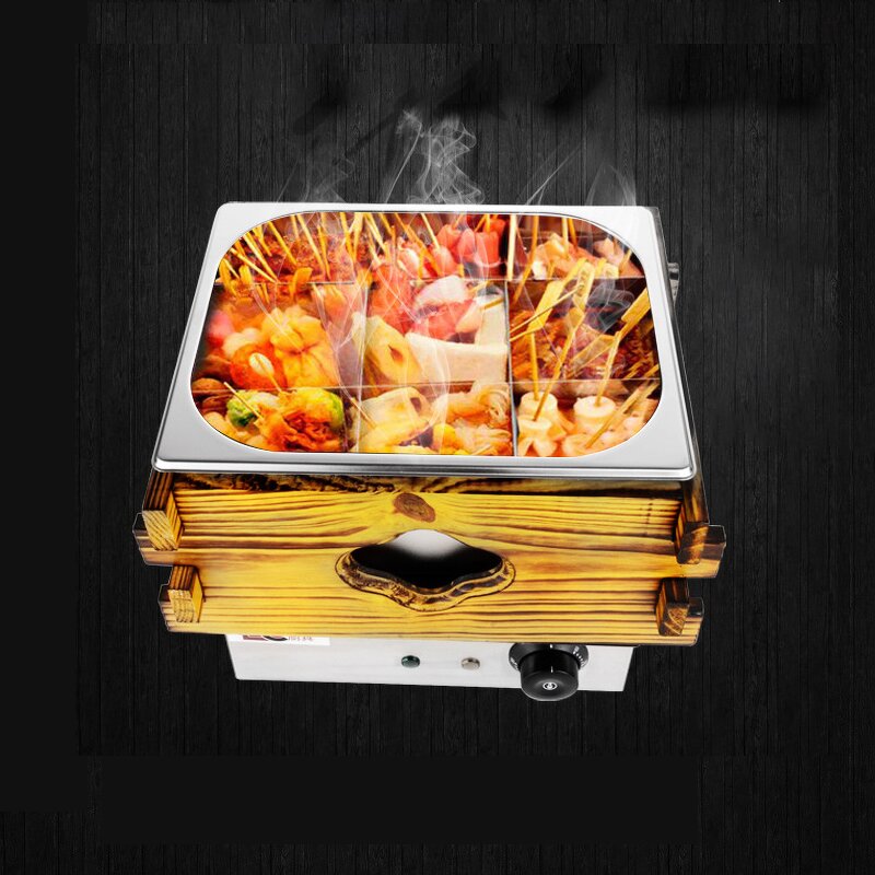 Oden Cooking Machine Manufacturer - Commercial Convenience Store Nine Grid Tabletop Electric Snack Equipment