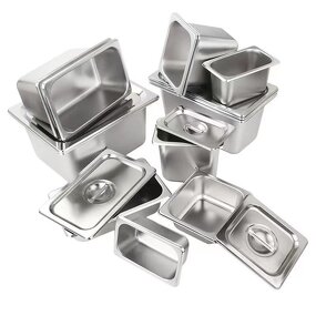 Stainless Steel Food Pan Manufacturer - Universal Gourmet Pan Anti-jam Food Storage Hotel Commercial Serving Tray