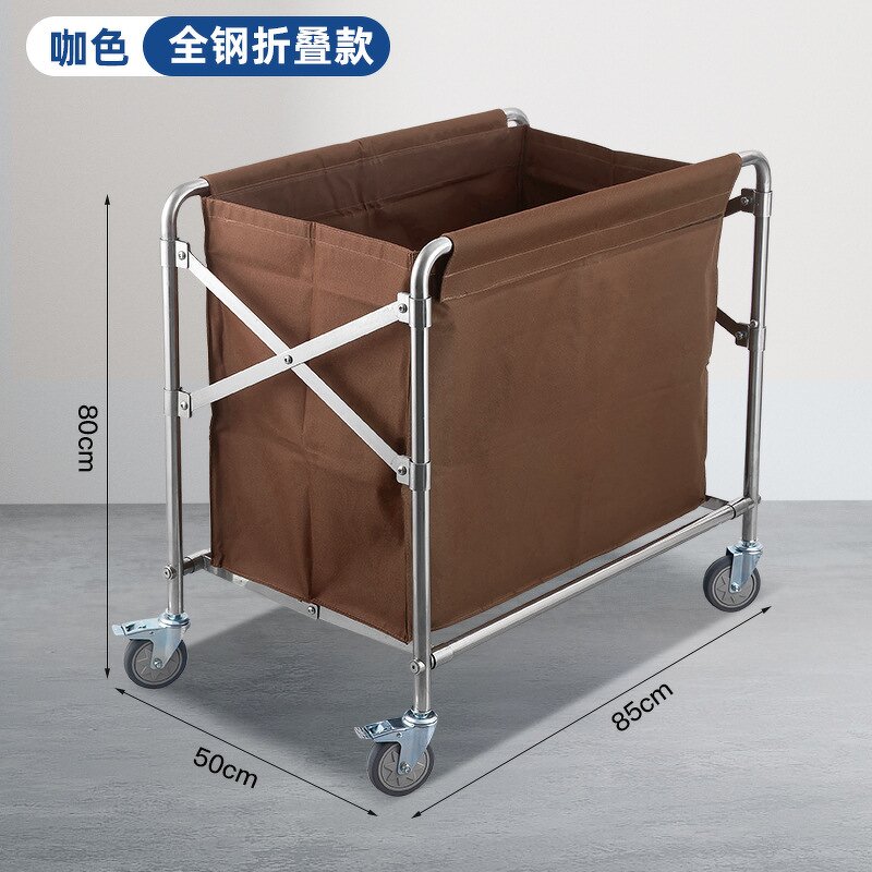 Hotel Linen Trolley Manufacturer - High Quality 4-Wheel Multifunctional for Housekeeping and Cleaning Services Hotel Supplies