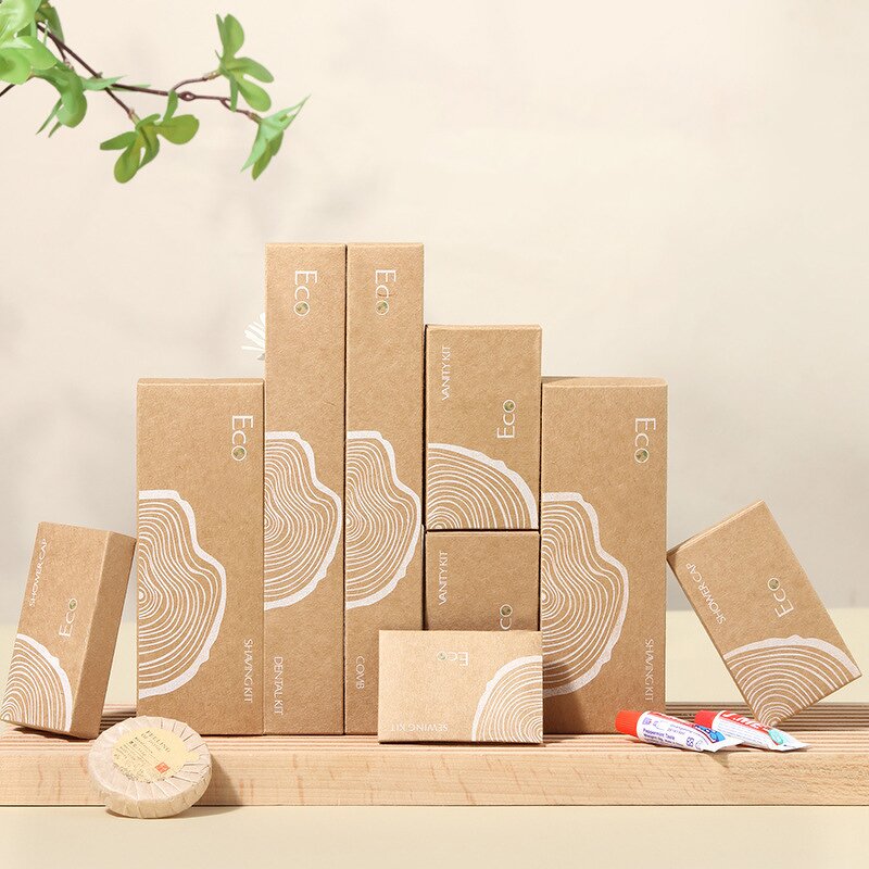 Hotel Amenities Set Manufacturer - Shampoo Shower Gel Body Lotion Tube Packaging Travel Eco-friendly Toothbrush Accessories Set