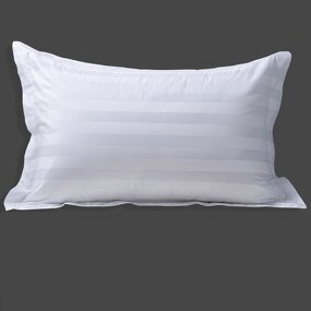 Pillowcase Manufacturer - Luxury Designer Bedding Line Cotton Embroidered Logo with Custom Queen Size Hand Zipper Style