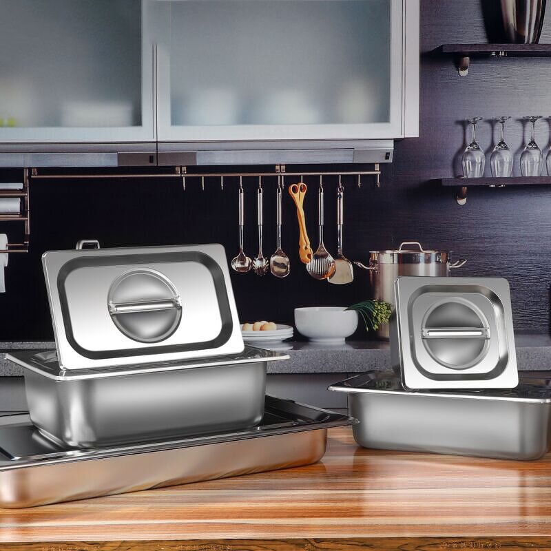 Stainless Steel Food Pan Manufacturer - Universal Gourmet Pan Anti-jam Food Storage Hotel Commercial Serving Tray