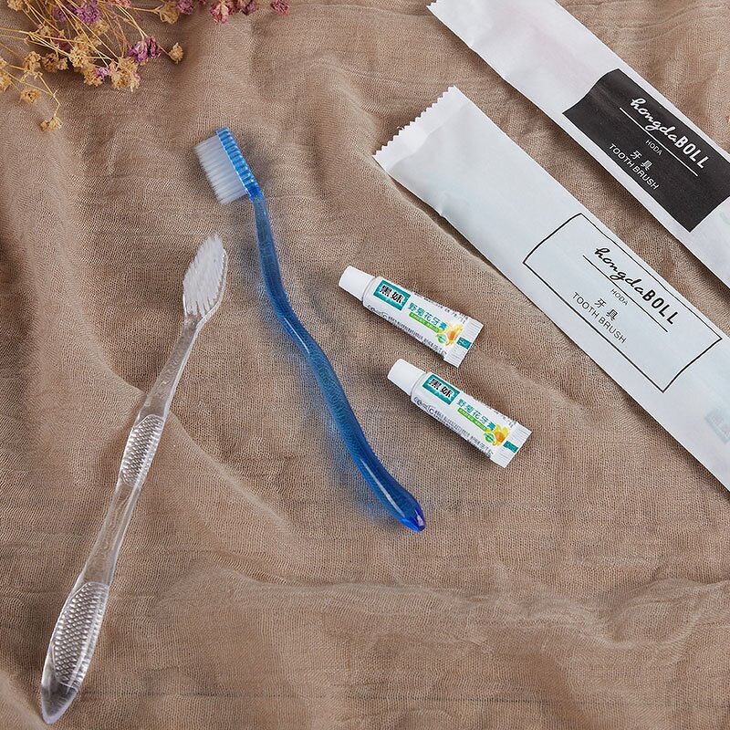 Hotel Supplies Manufacturer - Wholesale Custom Airbnb Disposable Unisex Slippers Wash Set Luxury Bathroom Toiletries Amenity