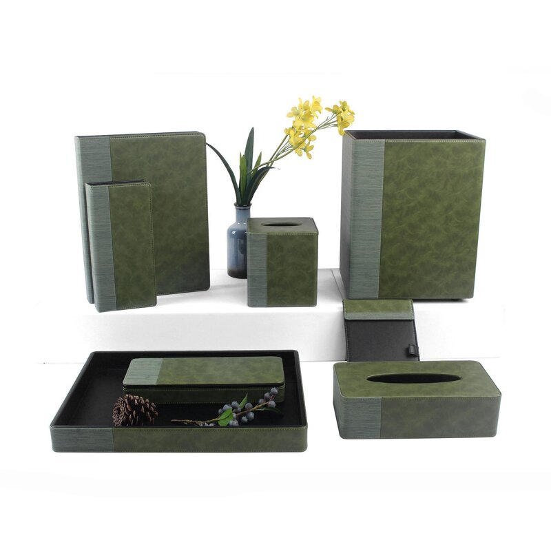 Hotel Accessories Manufacturer - PU Leather Guest Room Amenities Leather Product for Guestroom