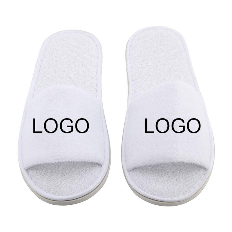 Hotel Toothbrush Manufacturer - 2023 Low Price Wholesale One Day Supplies Black Beige White Open Toe Spa Disposable Slippers
