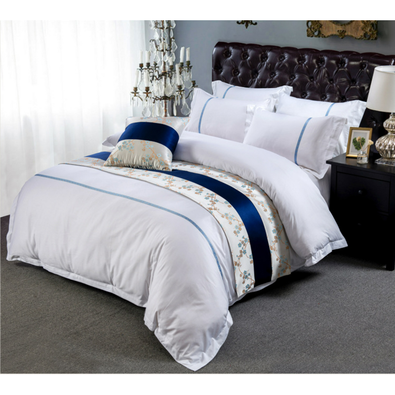 Hotel Bed Sheet Set Manufacturer - Luxury Cotton Soft Microfiber Deep Pocket 4 Piece for Hotel Use