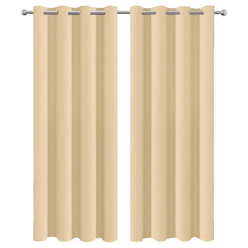 Window Curtains Manufacturer - Classic Solid High Shading Blackout Polyester for Hotel Home Bedroom & Living Room