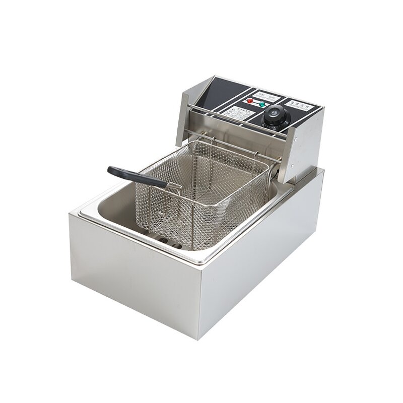 Deep Fryer Manufacturer - 6L/12L Customized Factory Stainless Steel Industrial Electric Restaurant Equipment Commercial