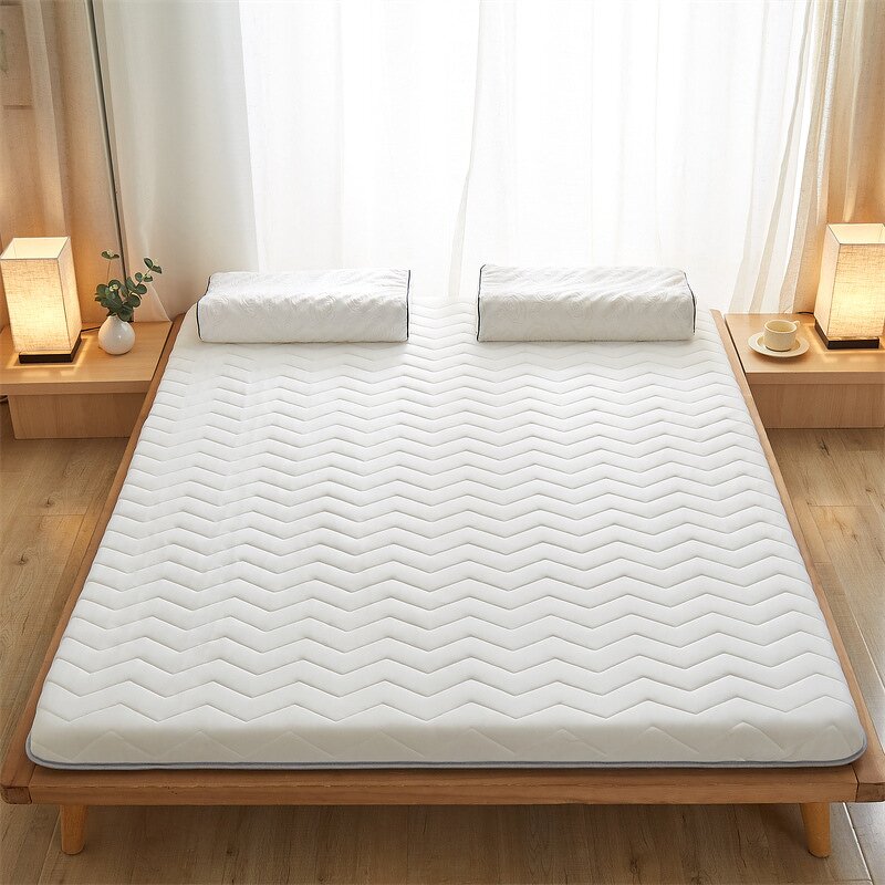 Futon Mattress Pad Manufacturer - Comfortable Soft Tatami Latex Memory Foam Foldable Full Queen King Sizes Thick Bed Topper Home Plain