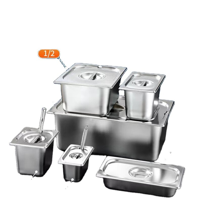 Stainless Steel Food Pan Manufacturer - Universal Gourmet Pan Anti-jam Food Storage Hotel Commercial Serving Tray