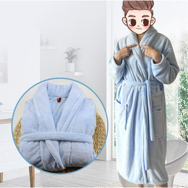 Bathrobe Set Manufacturer - Christmas Promotion Gift Slippers Sexy Sleeping Dressing Gown for Women Wholesale Custom Coral Fleece