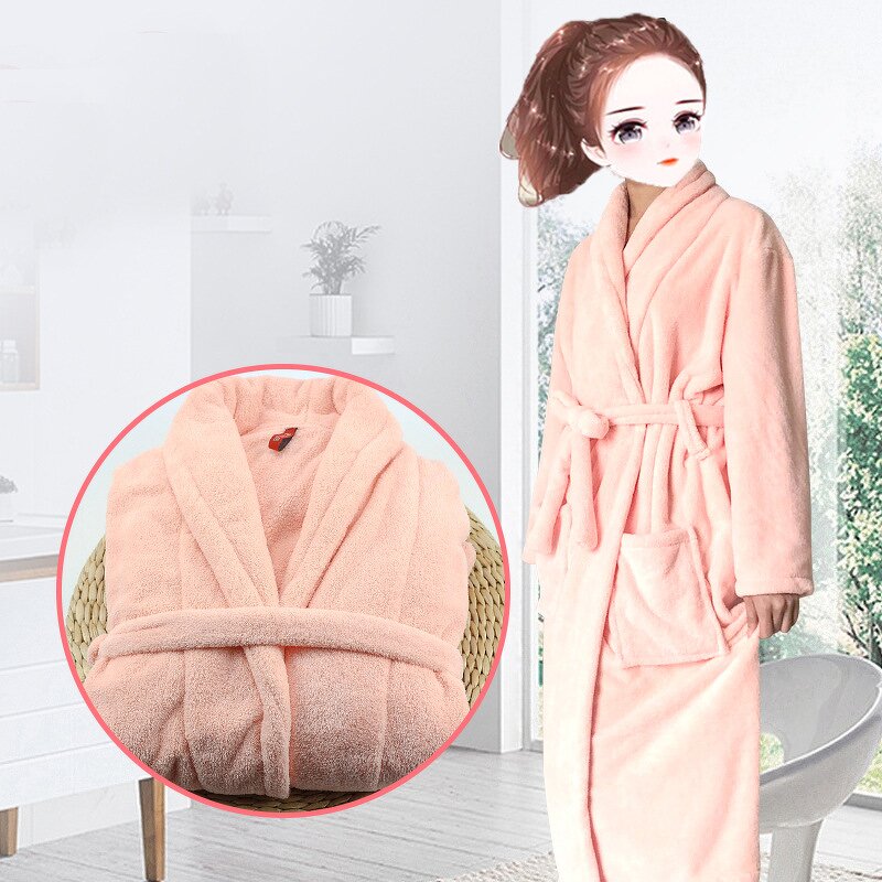 Bathrobe Set Manufacturer - Christmas Promotion Gift Slippers Sexy Sleeping Dressing Gown for Women Wholesale Custom Coral Fleece