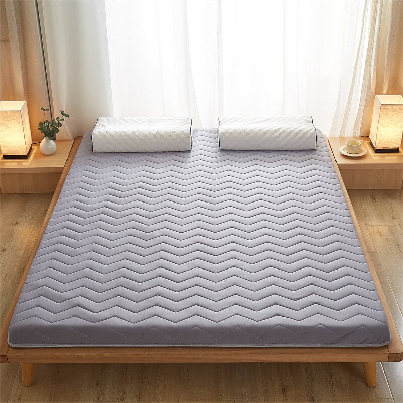 Futon Mattress Pad Manufacturer - Comfortable Soft Tatami Latex Memory Foam Foldable Full Queen King Sizes Thick Bed Topper Home Plain
