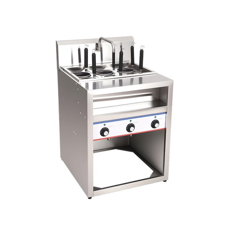 Noodle Pasta Machine Manufacturer - Factory Commercial 6 Holes Basket Cooking Machine Boiler Cooker Table Stainless Steel Cooker