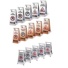 Folding Signs Manufacturer - Factory-made Standing Stainless Steel Safety Warning High-quality