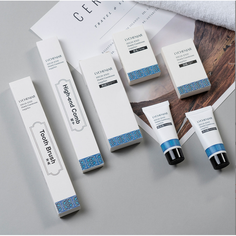 Guest Toiletries Kit Manufacturer - Custom Luxury OEM 5 Star Disposable Biodegradable Eco Friendly for Bathroom Hotel Amenities