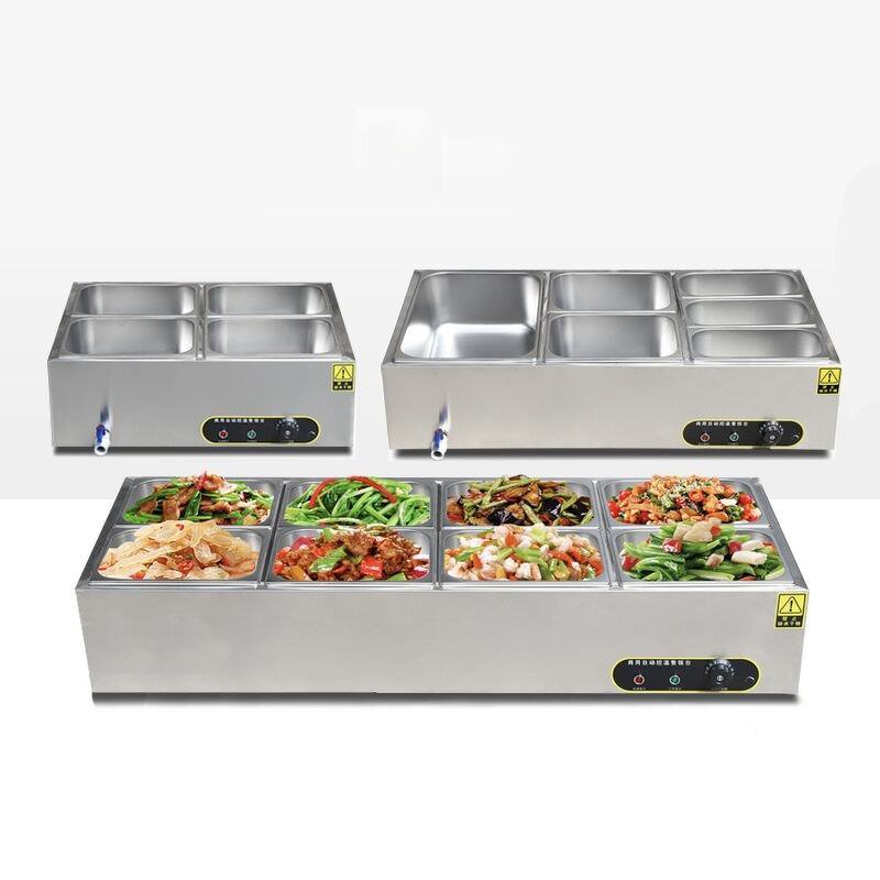 Automatic Constant Temperature Food Cover Manufacturer - Commercial Desktop Insulation Table Thickened Stainless Steel Energy Saving Protective