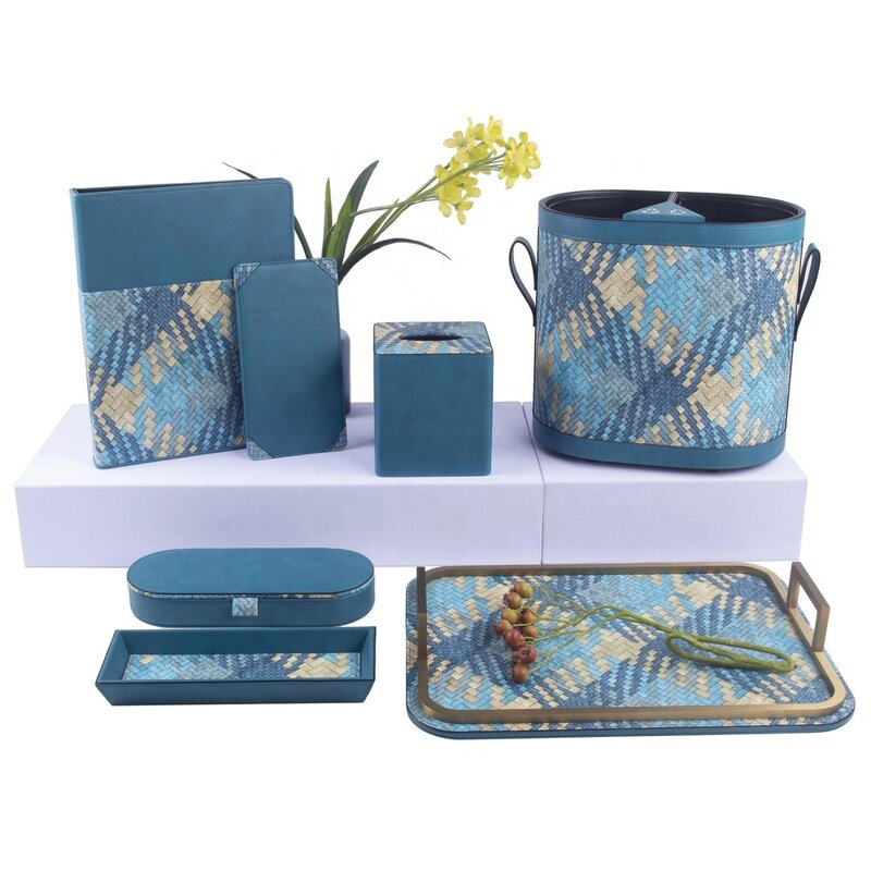 Hotel Accessories Manufacturer - PU Leather Guest Room Amenities Leather Product for Guestroom