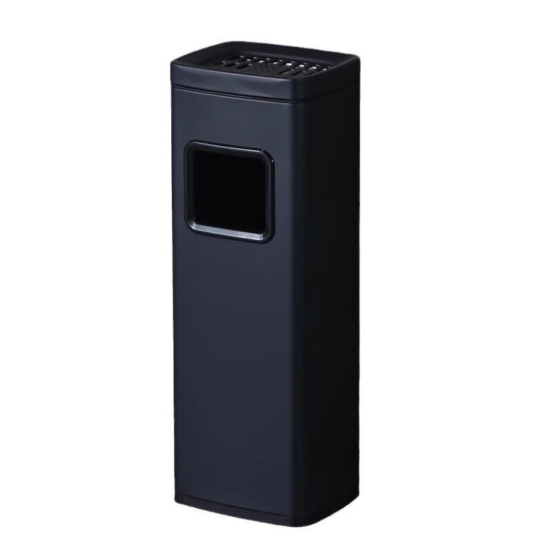Cigarette Butt Trash Can Manufacturer - Large Capacity Indoor Outdoor Stainless Steel for Hotel Smoking Areas Elevator Entrances Waste Bins
