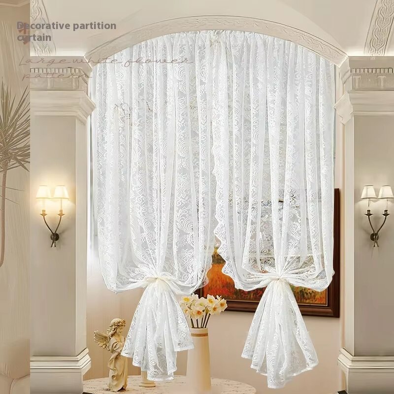 Sheer Curtain Fabric Manufacturer - Wholesale New Popular Modern Design Polyester Woven Linen Look Voile for Living Room Curtain