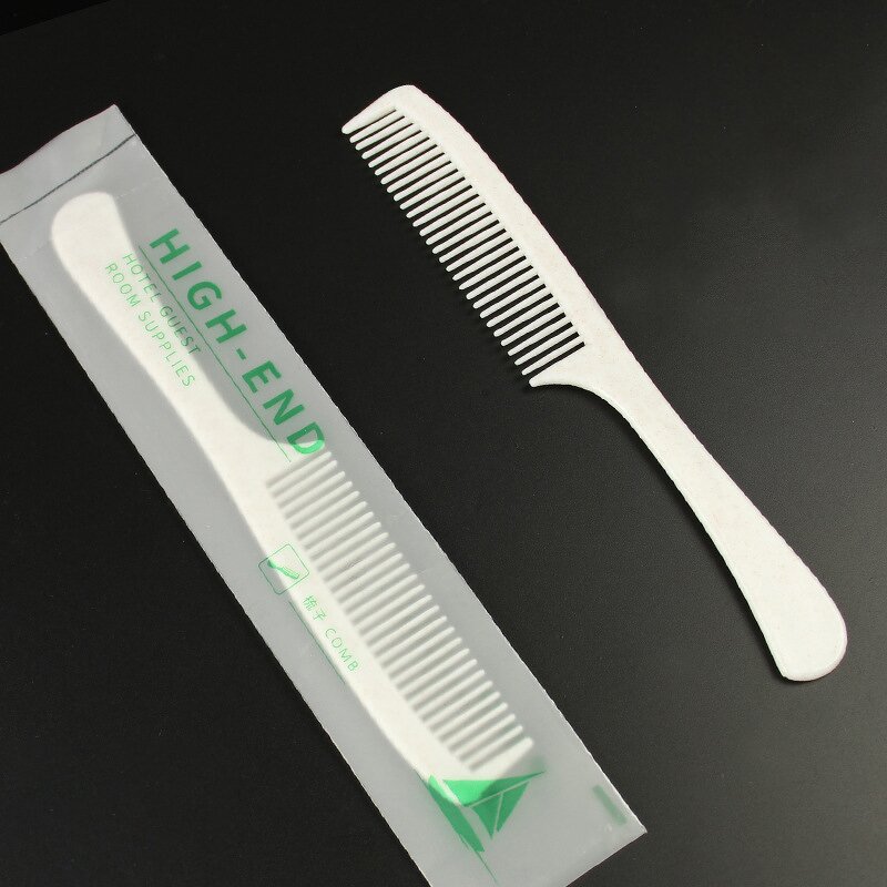 Hotel Travel Comb Manufacturer - Eco Friendly Wholesale Print Logo Disposable for OEM Custom Guest Toiletries Kit