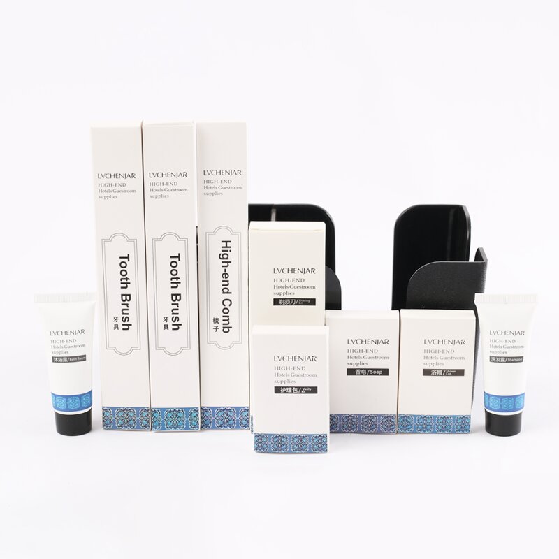 Guest Toiletries Kit Manufacturer - Custom Luxury OEM 5 Star Disposable Biodegradable Eco Friendly for Bathroom Hotel Amenities
