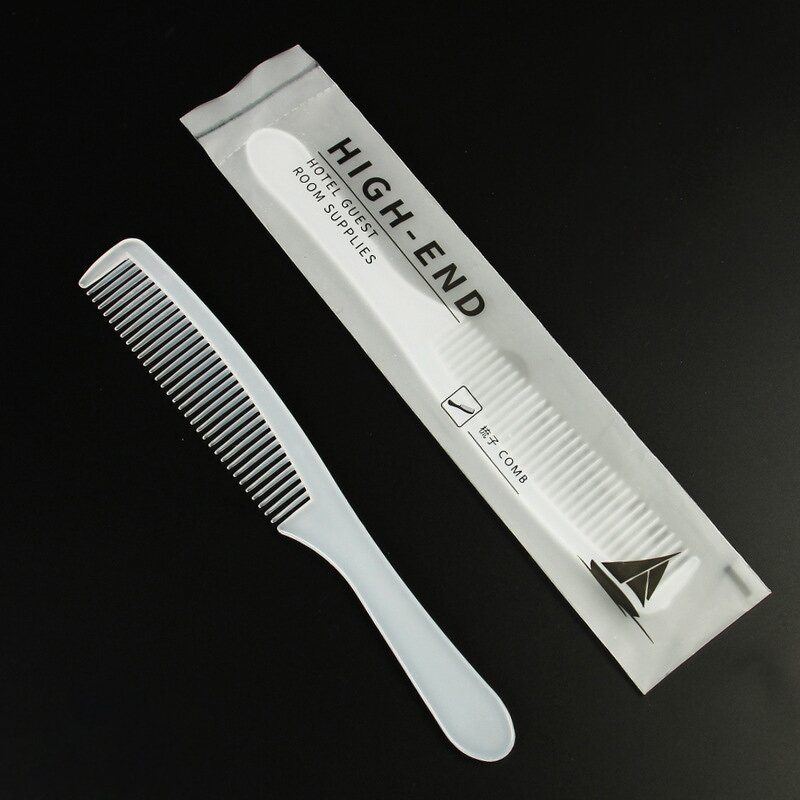 Hotel Travel Comb Manufacturer - Eco Friendly Wholesale Print Logo Disposable for OEM Custom Guest Toiletries Kit