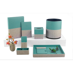 Hotel Room Leather Accessories Manufacturer - Products Custom Customizable Personalizada Accept Customized Design Set