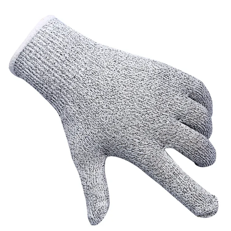 Cut Resistant Glove - 13G Grey HPPE for Garden Construction