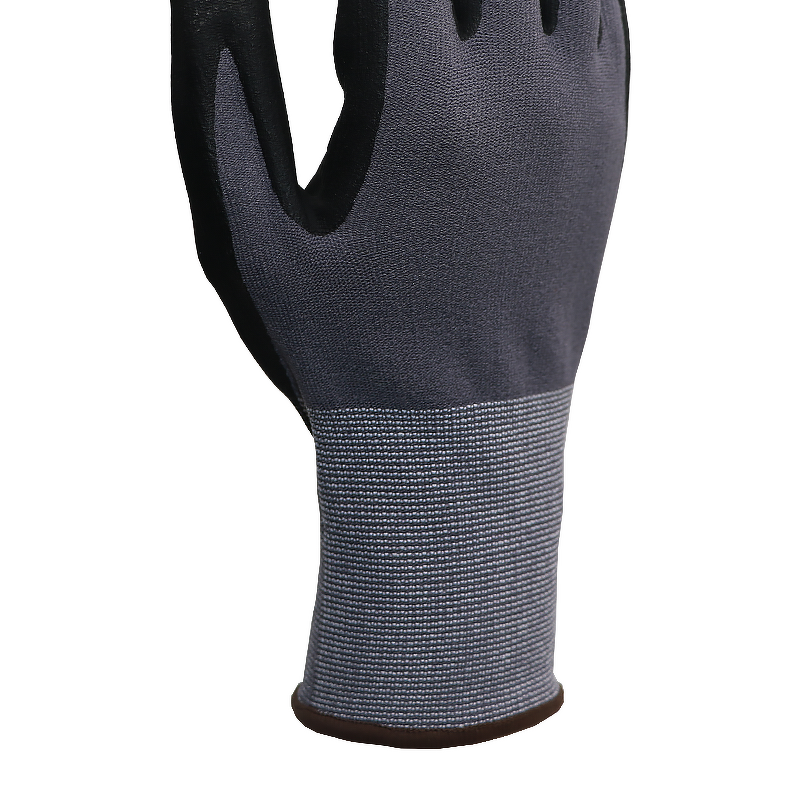 Nitrile Coated Gloves - Seamless Nylon Spandex Micro-Foam NBR